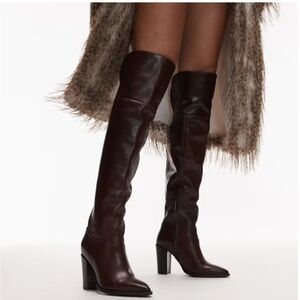Steve Madden Dark Brown Over the Knee Boots